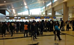 Long lines have not been improved by a new airport.