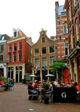 Classic Dutch architecture can be found on every corner, and admired from a plethora of street cafes.